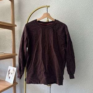 Lululemon Perfectly Oversized Crew l Brown